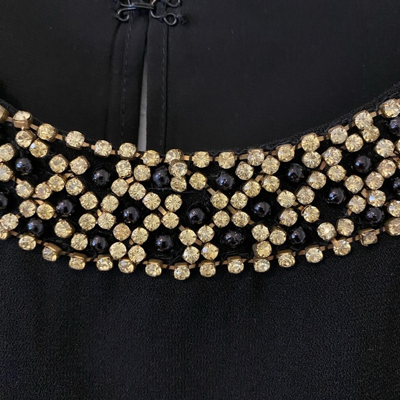 TOPSHOP black embellished top - Picture 3 of 9